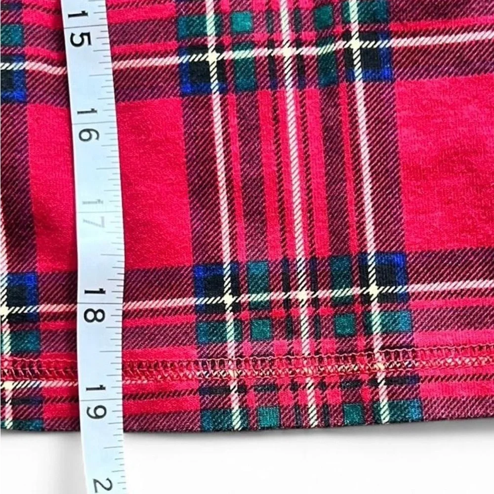 GAP Pink Plaid Long Sleeve Kids Sleep Shirt Size 10